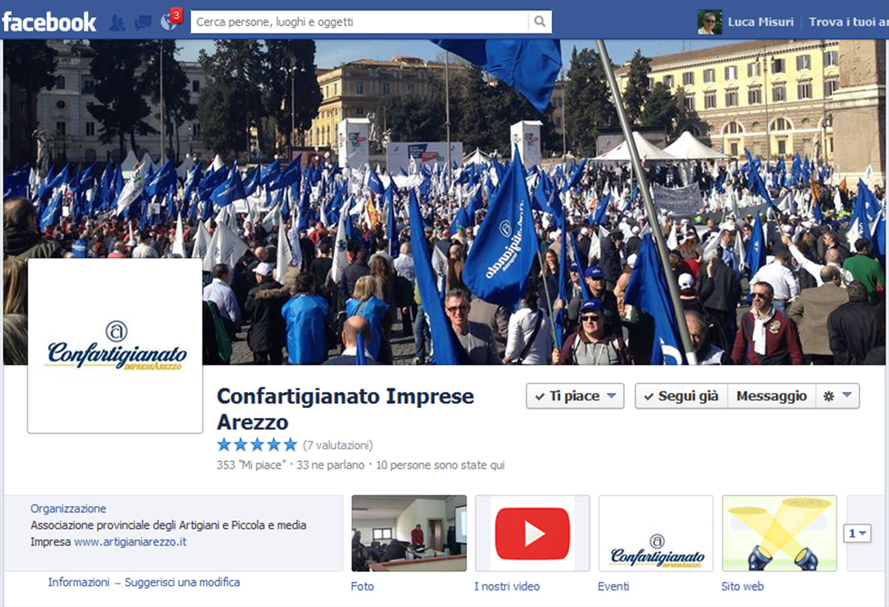 www.facebook.it/artigianiarezzo