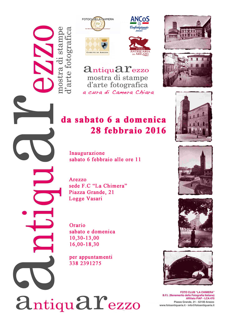 Antiquarezzo mostra di stampe d'arte  fotografica